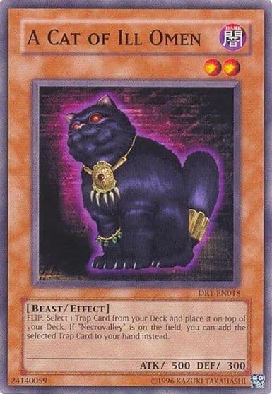 A Cat of Ill Omen Dark Revelation Volume 1 Yu-Gi-Oh! card