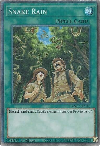 Snake Rain CR Ancient Guardians Yu-Gi-Oh! card