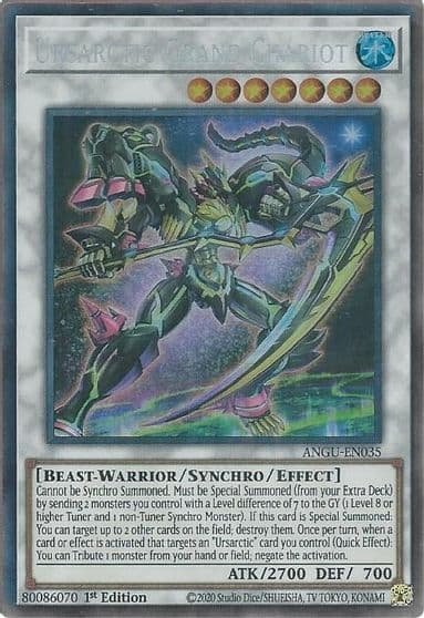 Ursarctic Grand Chariot CR Ancient Guardians Yu-Gi-Oh! card