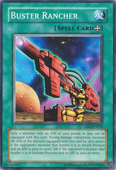 Buster Rancher Dark Revelation Volume 1 Yu-Gi-Oh! card