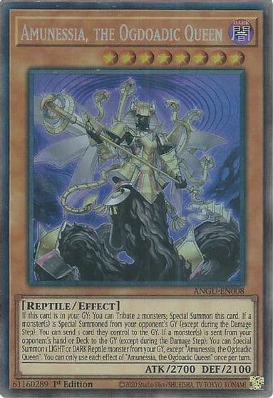 Amunessia the Ogdoadic Queen CR Ancient Guardians Yu-Gi-Oh! card
