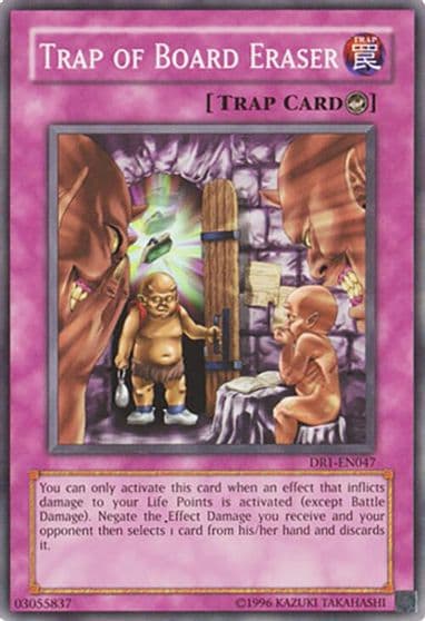 Trap of Board Eraser Dark Revelation Volume 1 Yu-Gi-Oh! card