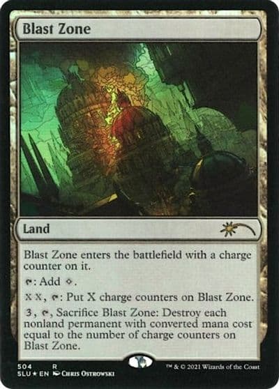 Blast Zone Secret Lair Series Magic card