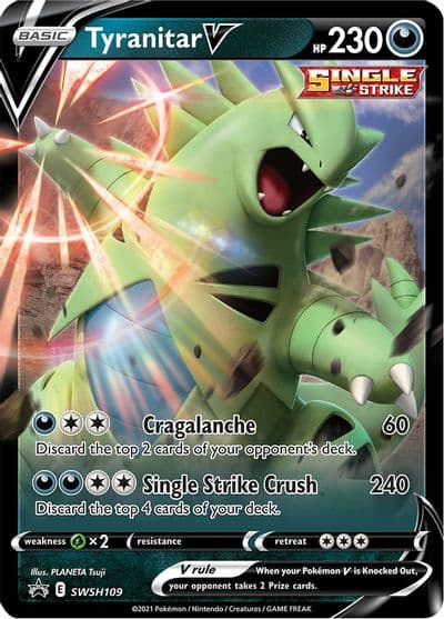 Tyranitar V - SWSH109 SWSH: Sword & Shield Promo Cards Pokemon card