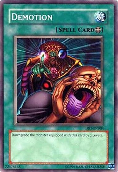 Demotion Dark Revelation Volume 1 Yu-Gi-Oh! card