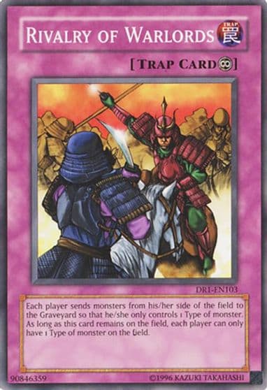 Rivalry of Warlords Dark Revelation Volume 1 Yu-Gi-Oh! card