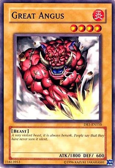 Great Angus Dark Revelation Volume 1 Yu-Gi-Oh! card