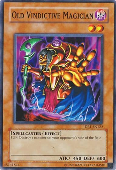 Old Vindictive Magician Dark Revelation Volume 1 Yu-Gi-Oh! card