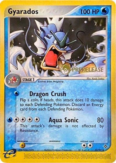 Gyarados (Prerelease) Nintendo Promos Pokemon card