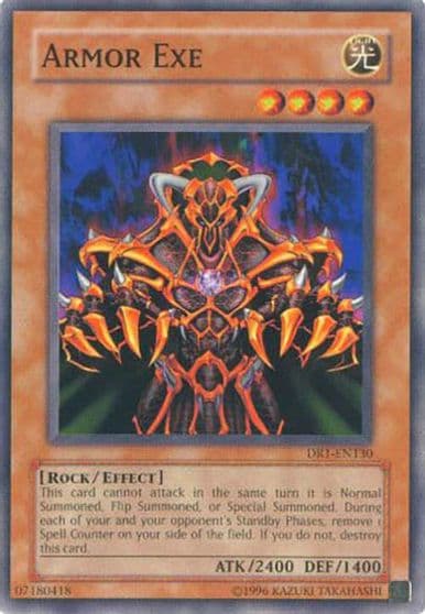 Armor Exe Dark Revelation Volume 1 Yu-Gi-Oh! card
