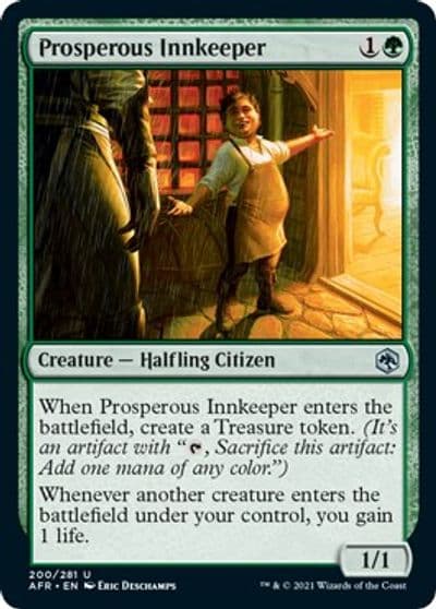 Prosperous Innkeeper Adventures in the Forgotten Realms Magic card