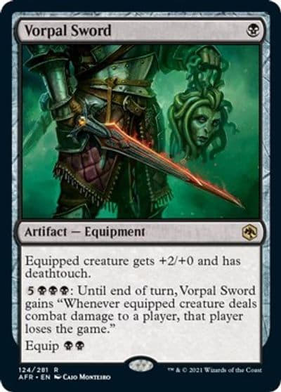 Vorpal Sword Adventures in the Forgotten Realms Magic card