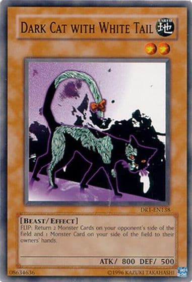 Dark Cat with White Tail Dark Revelation Volume 1 Yu-Gi-Oh! card