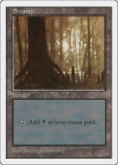 Swamp 441 Fifth Edition Magic card