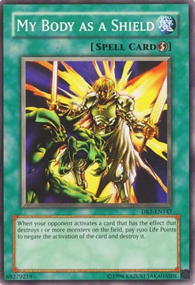 My Body as a Shield Dark Revelation Volume 1 Yu-Gi-Oh! card