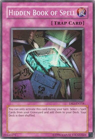 Hidden Book of Spell Dark Revelation Volume 1 Yu-Gi-Oh! card