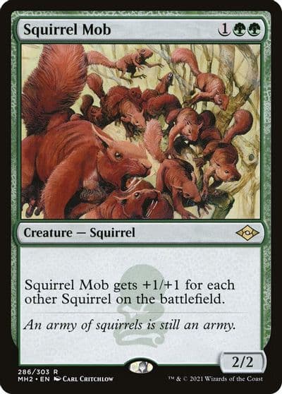 Squirrel Mob Modern Horizons 2 Magic card