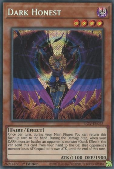 Dark Honest Lightning Overdrive Yu-Gi-Oh! card