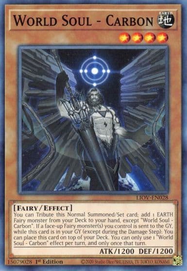 World Soul Carbon Lightning Overdrive Yu-Gi-Oh! card