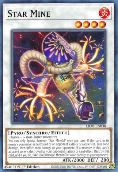Star Mine Lightning Overdrive Yu-Gi-Oh! card
