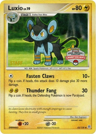 Luxio (State Championships) [Staff] League & Championship Cards Pokemon card