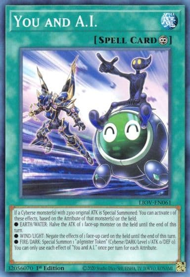 You and AI Lightning Overdrive Yu-Gi-Oh! card