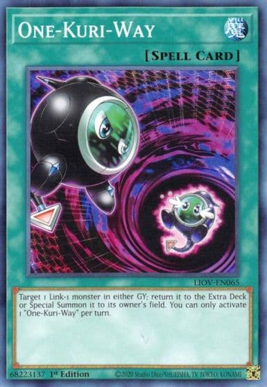 One Kuri Way Lightning Overdrive Yu-Gi-Oh! card