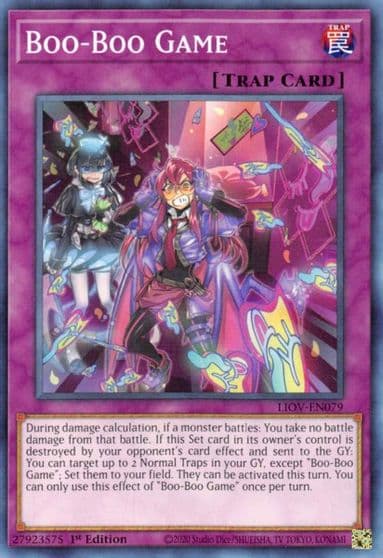 Boo Boo Game Lightning Overdrive Yu-Gi-Oh! card
