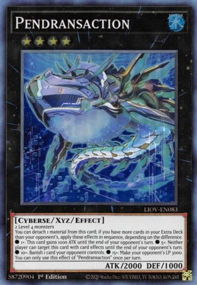 Pendransaction Lightning Overdrive Yu-Gi-Oh! card