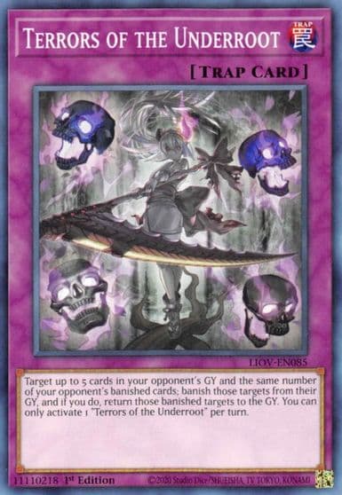 Terrors of the Underroot Lightning Overdrive Yu-Gi-Oh! card