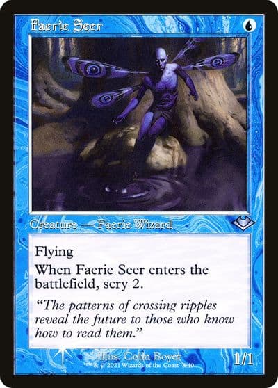 Faerie Seer Retro Frame Modern Horizons Magic card