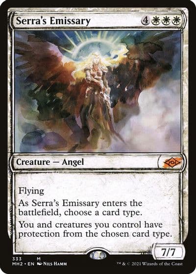Serras Emissary Showcase Modern Horizons 2 Magic card