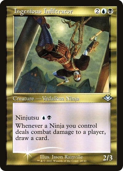 Ingenious Infiltrator Retro Frame Modern Horizons Magic card