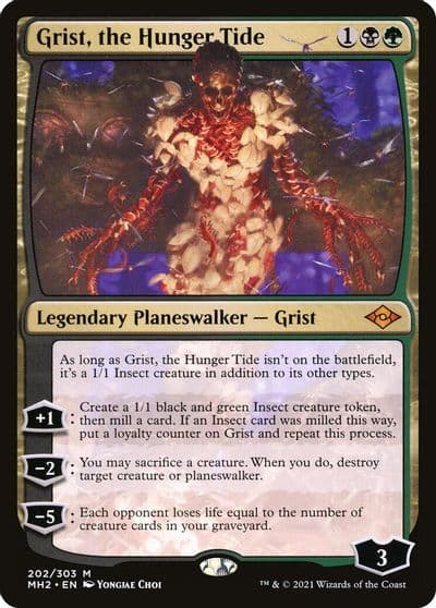 Grist the Hunger Tide Modern Horizons 2 Magic card