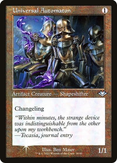 Universal Automaton Retro Frame Modern Horizons Magic card