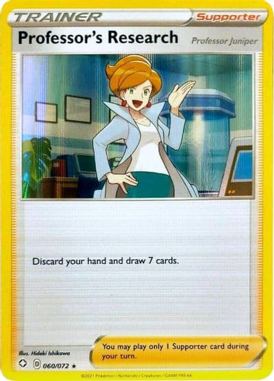 Professor's Research (Holofoil) Deck Exclusives Pokemon card