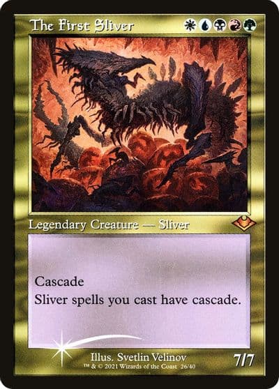 The First Sliver Retro Frame Modern Horizons Magic card