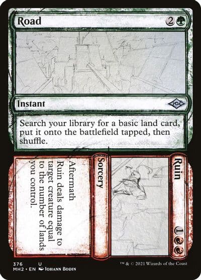 Road Ruin Showcase Modern Horizons 2 Magic card