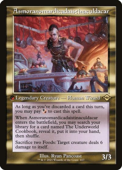 Asmoranomardicadaistinaculdacar Retro Frame Modern Horizons 2 Magic card
