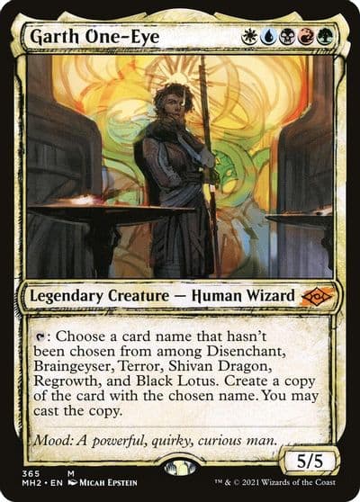 Garth One Eye Showcase Modern Horizons 2 Magic card