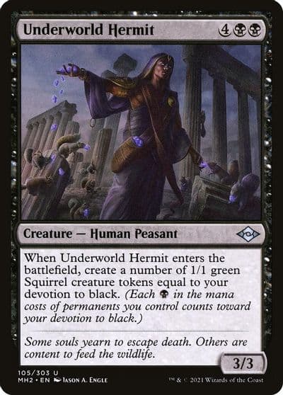 Underworld Hermit Modern Horizons 2 Magic card
