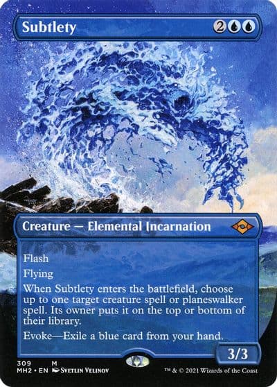 Subtlety Borderless Modern Horizons 2 Magic card