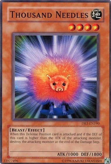 Thousand Needles Dark Revelation Volume 1 Yu-Gi-Oh! card