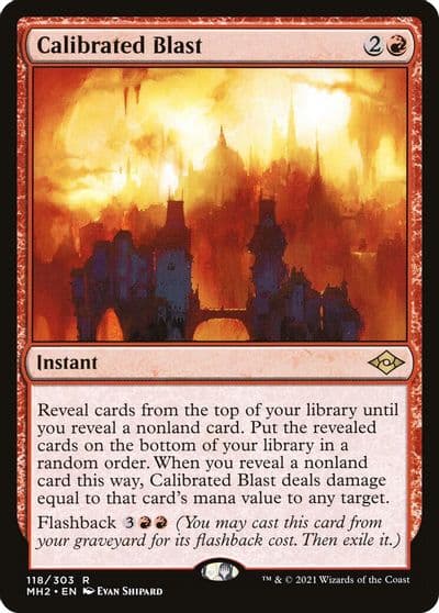 Calibrated Blast Modern Horizons 2 Magic card