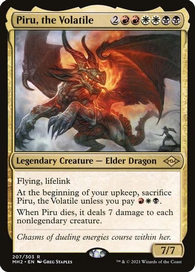 Piru the Volatile Modern Horizons 2 Magic card
