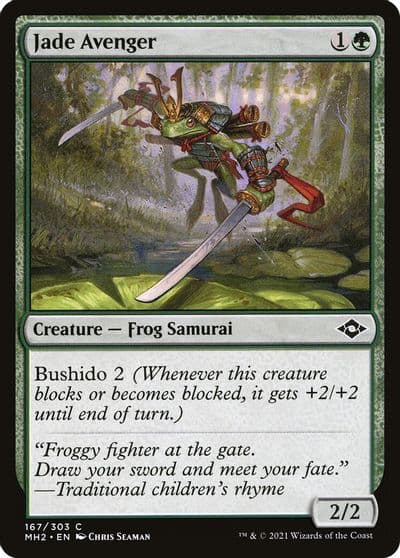 Jade Avenger Modern Horizons 2 Magic card