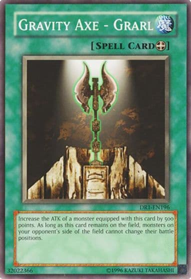 Gravity Axe Grarl Dark Revelation Volume 1 Yu-Gi-Oh! card