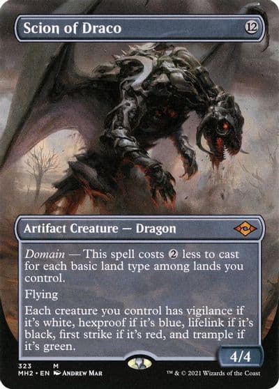 Scion of Draco Borderless Modern Horizons 2 Magic card