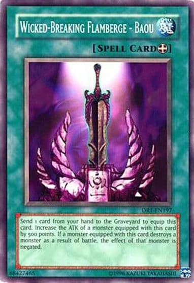 Wicked Breaking Flamberge Baou Dark Revelation Volume 1 Yu-Gi-Oh! card