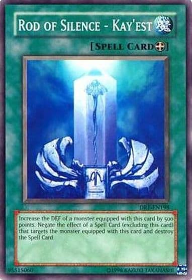 Rod of Silence Kayest Dark Revelation Volume 1 Yu-Gi-Oh! card